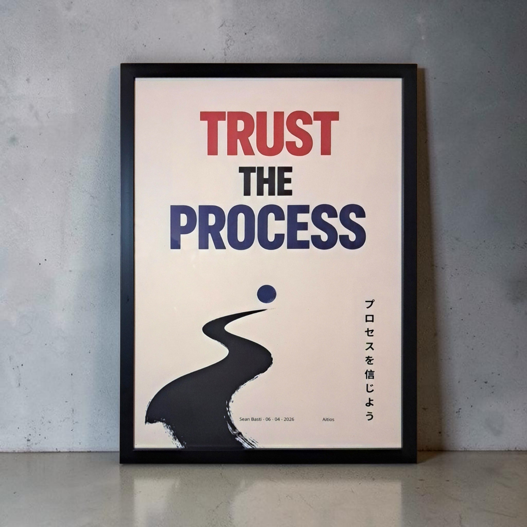 Poster - Trust the process