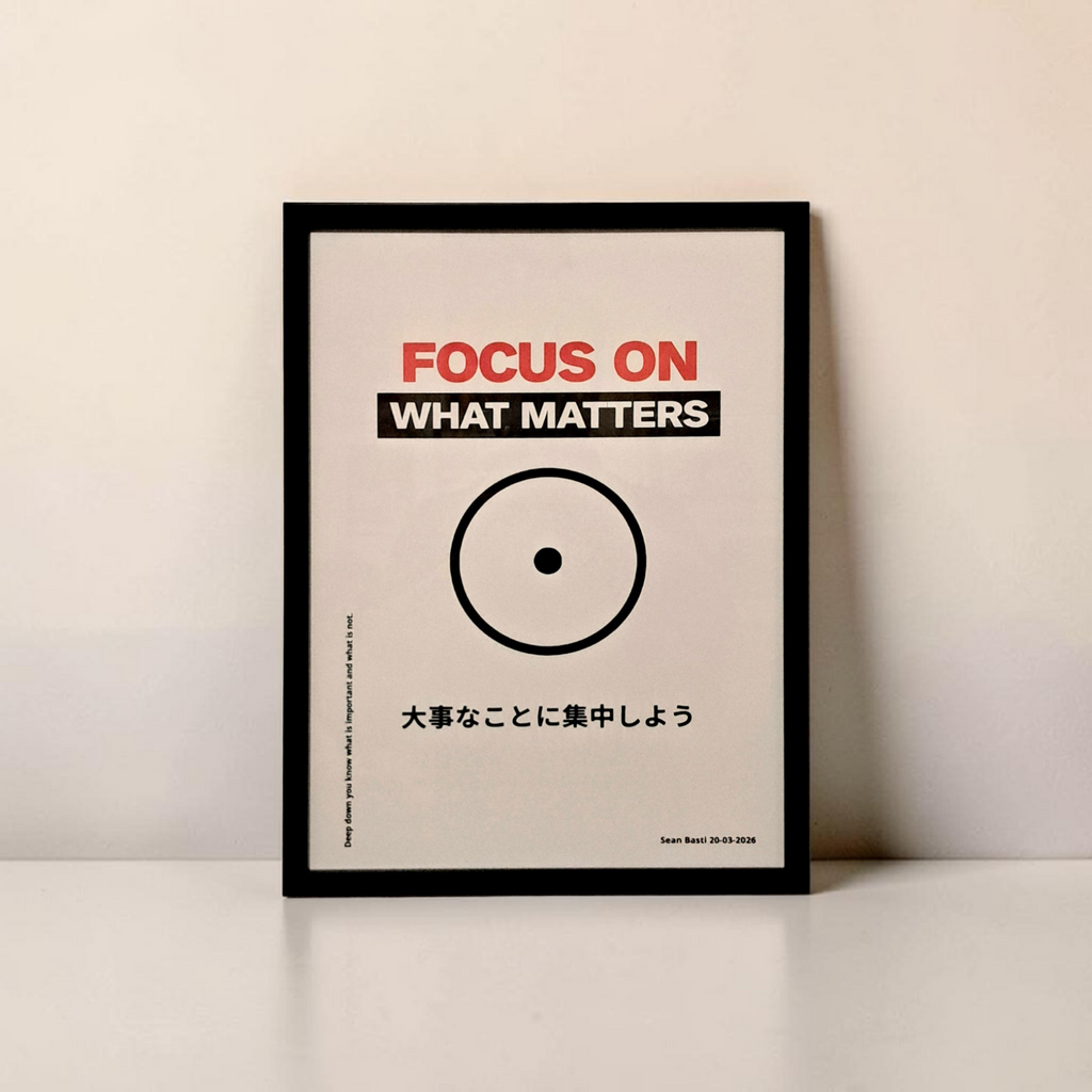 Poster - Focus on what matters