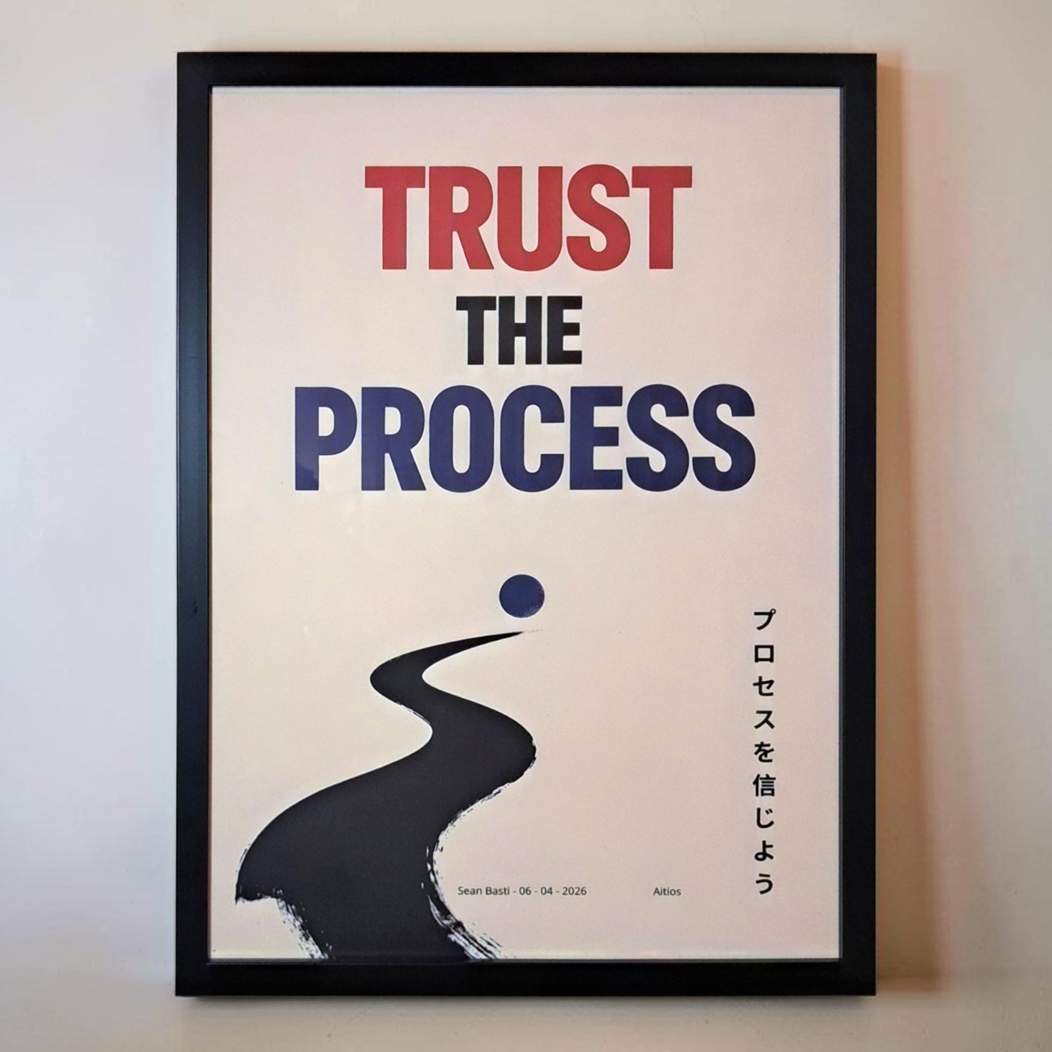Poster - Trust the process