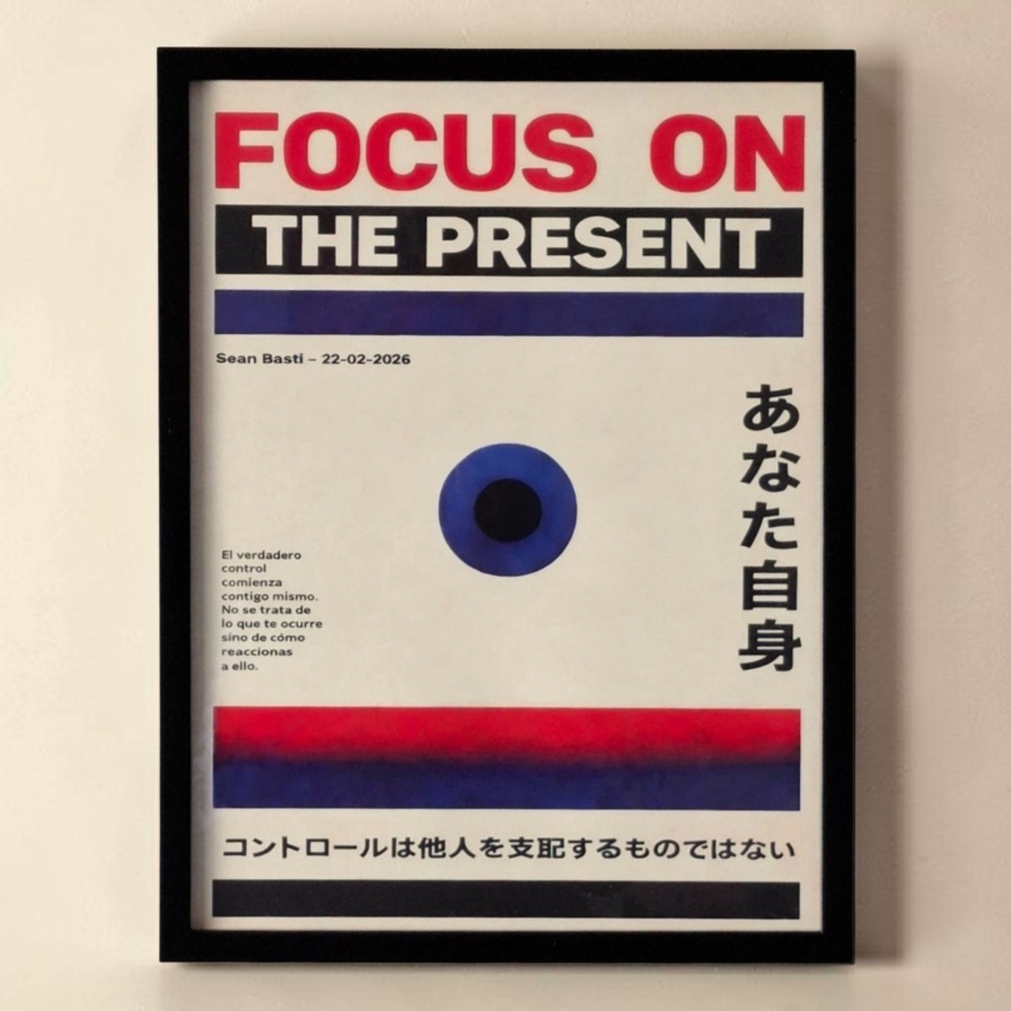 Poster - Focus on the Present